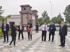 江苏盐城大丰福寿园领导来浙江新宝gg调研